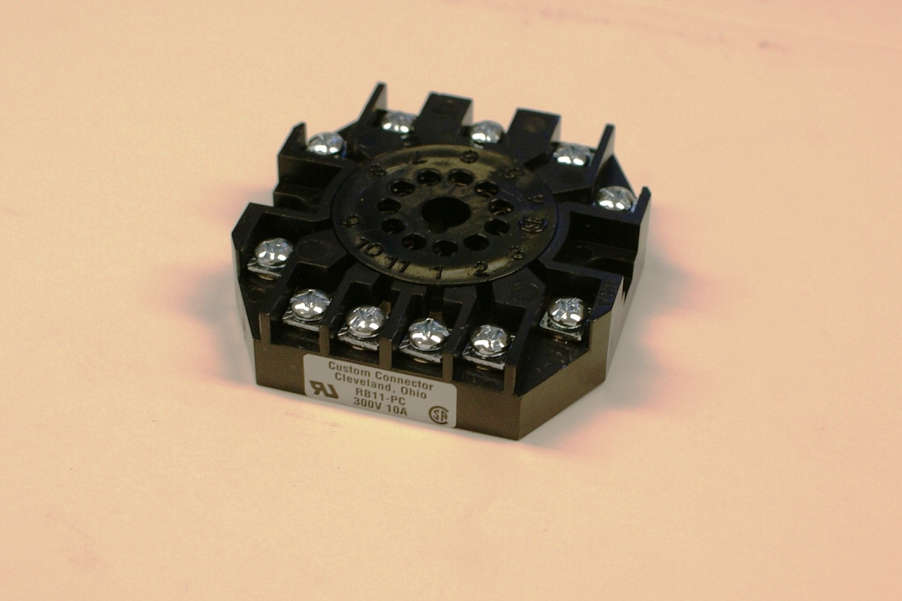 Relay Socket - Surface Mount - 11 Pin-RECID 49