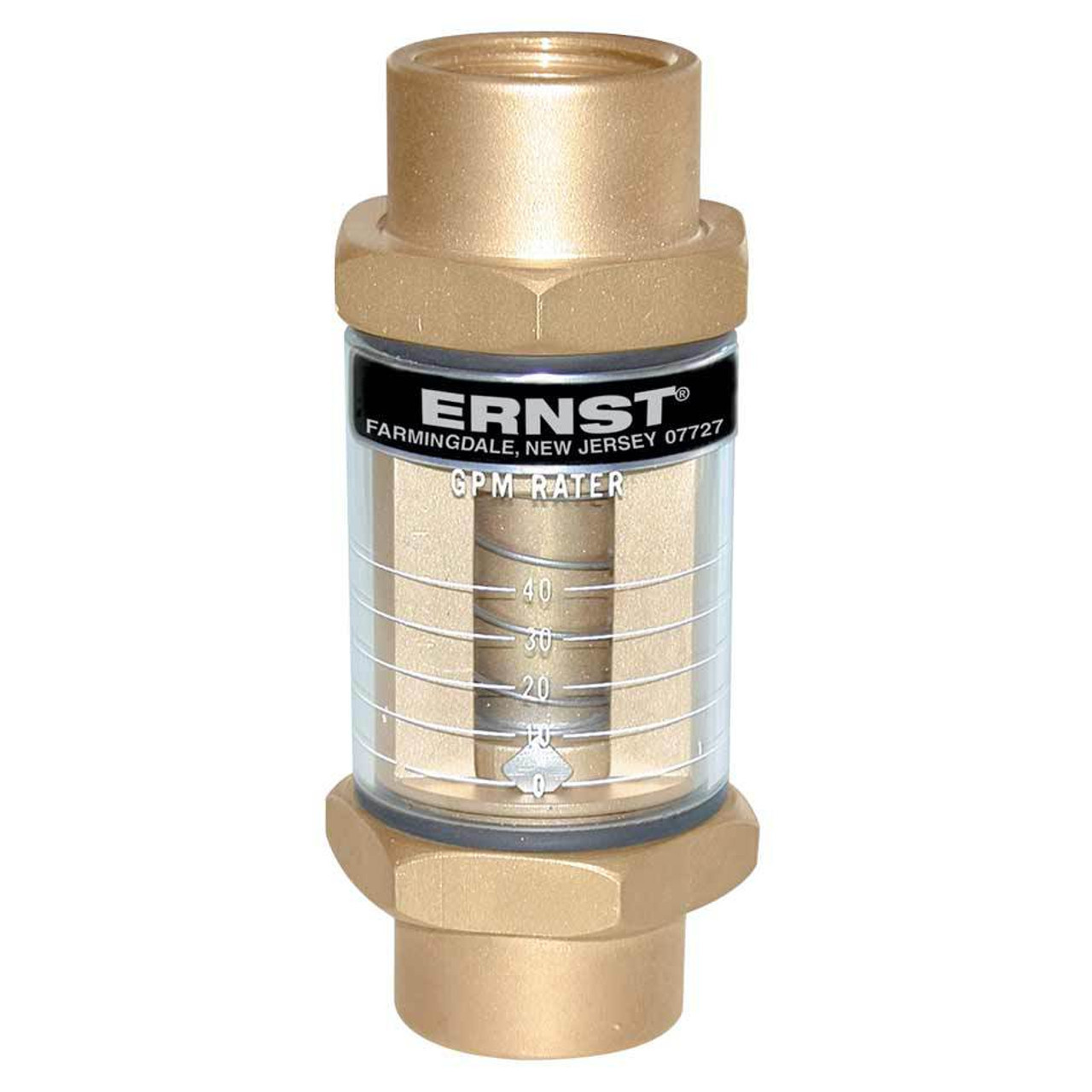 Flow Monitor, EFI Model RA-608, 3/4" Brass Threaded Flow Rate 2-8 GPM