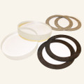 Replacement Glass & Gaskets for 1 1/2"  & 2" with Neoprene Seals-TXZ 37N