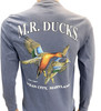 M.R. Ducks® 2026 Collection Long Sleeve Tee In Denim Blue