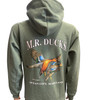 M.R. Ducks® 2026 Collection Hooded Sweat Shirt In Olive Green