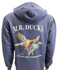 M.R. Ducks® 2026 Collection Full Zip Sweat Shirt In Heathered Navy
