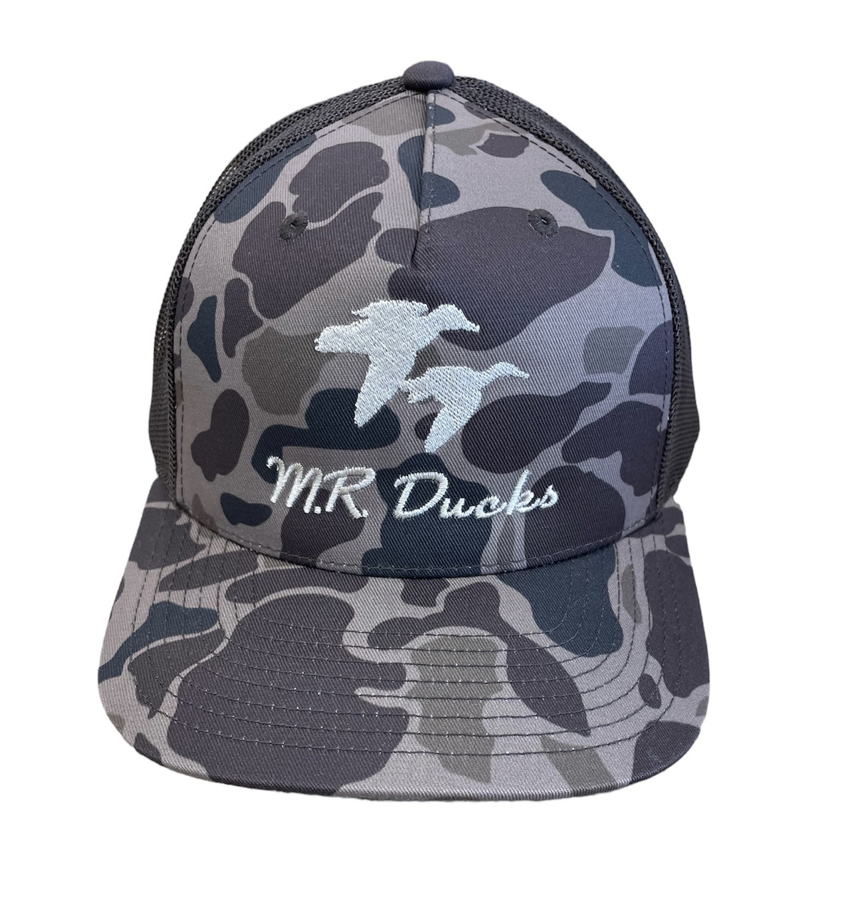 M.R. Ducks® Duck Camo Hat W/ Silhouette Ducks In Brown