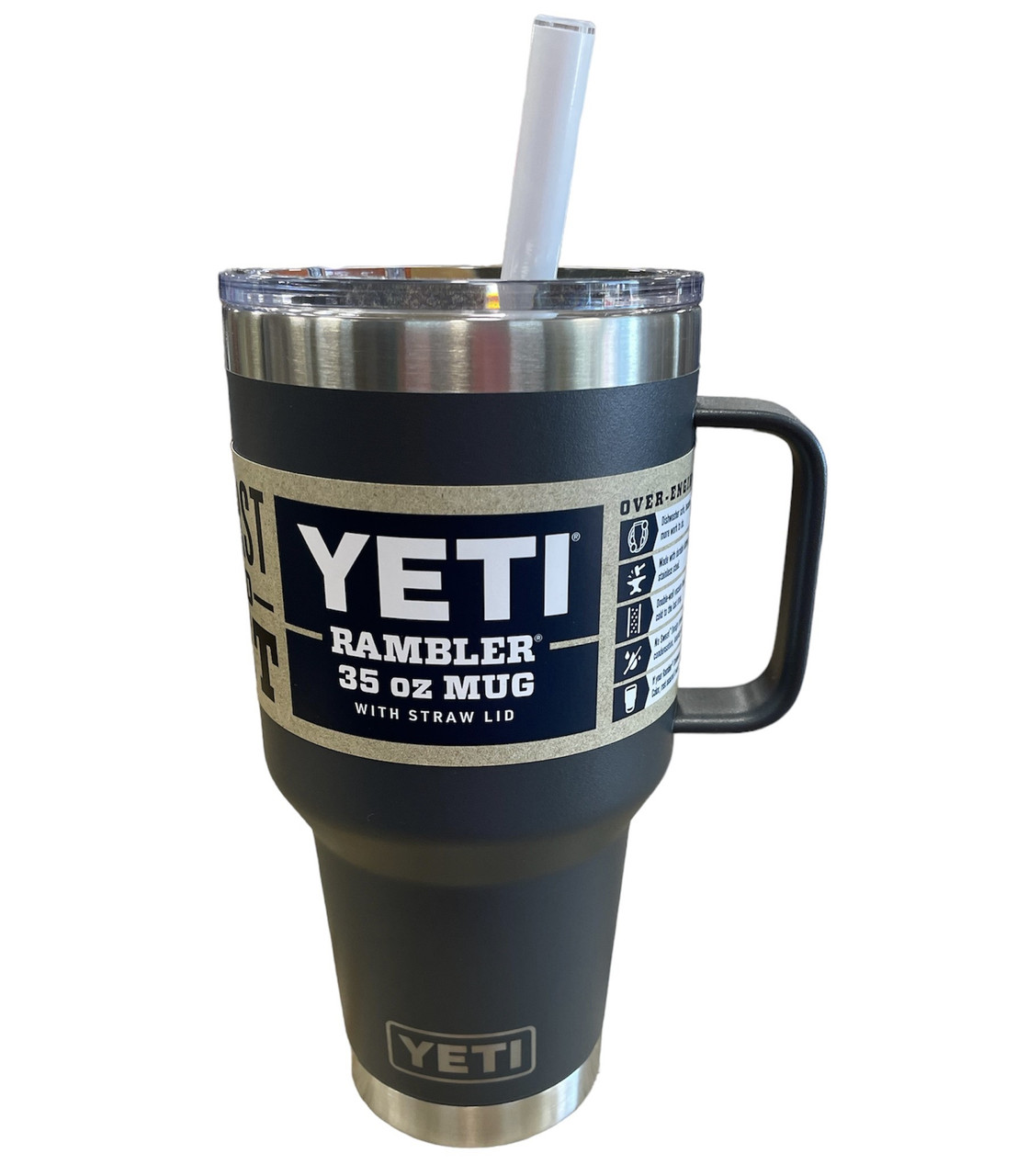35 Oz Yeti W/ Handle & Straw Lid Engraved, Yeti Tumbler With Handles and  Straw, Yeti With Handle 35oz 