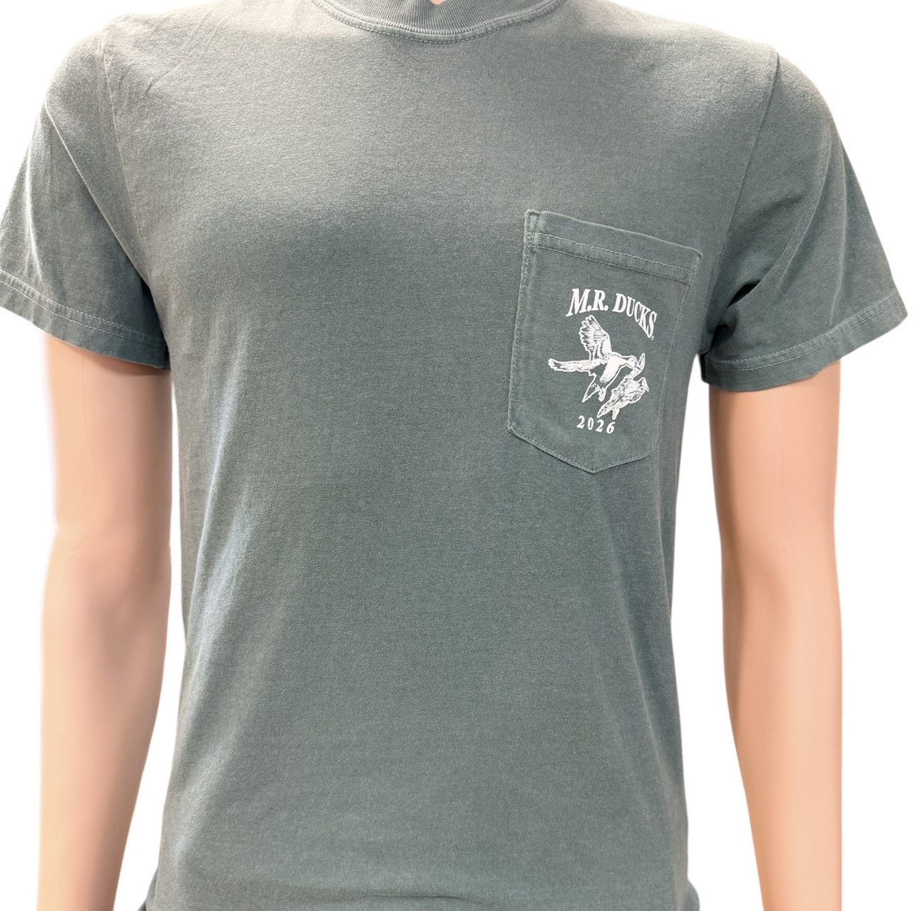 M R Ducks Rugby Top M.R. Ducks® 2026 Collection Short Sleeve Pocket Tee In Green