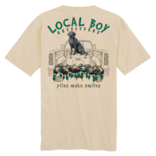 Local Boy Outfitters® Piles Make Smiles Short Sleeve Tee