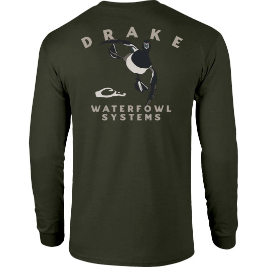 Drake® Retro Ringneck Long Sleeve Tee Drake® Retro Ringneck Long Sleeve Tee