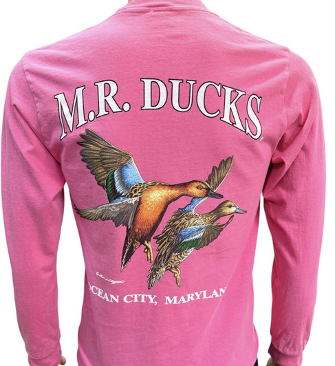 M.R. Ducks® 2026 Collection Long Sleeve Tee In Pink