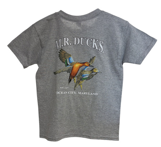 M.R. Ducks® 2026 Collection Youth Short Sleeve Tee In Gray