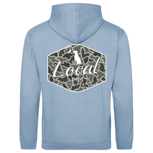 Local Boy Outfitters® Youth Dog And Moon Camo Hoodie