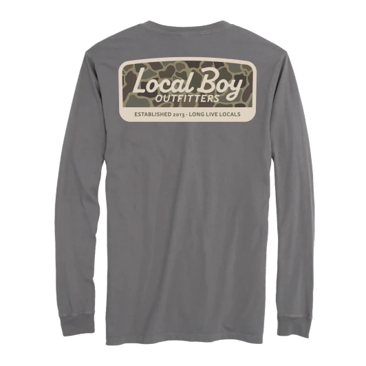 Local Boy Outfitters® Youth Brush Camo Long Sleeve Tee