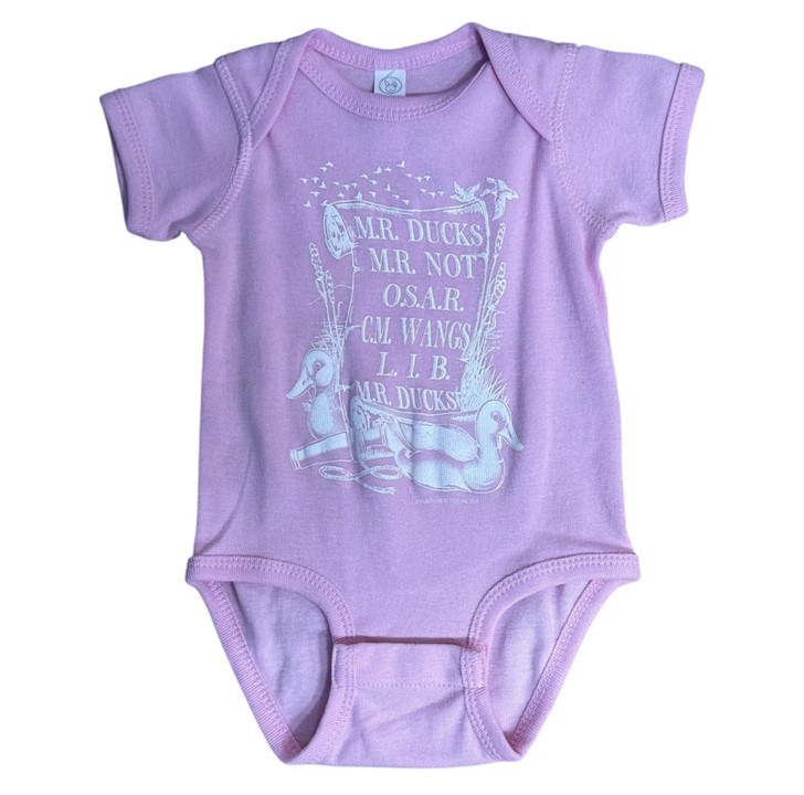 M.R. Ducks® Poem Collection Infant Creeper In Pink 
