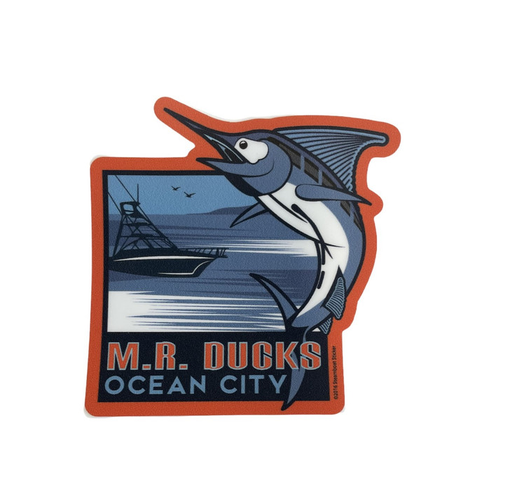 Steamboat Stickers® Marlin Boat Drift Sticker