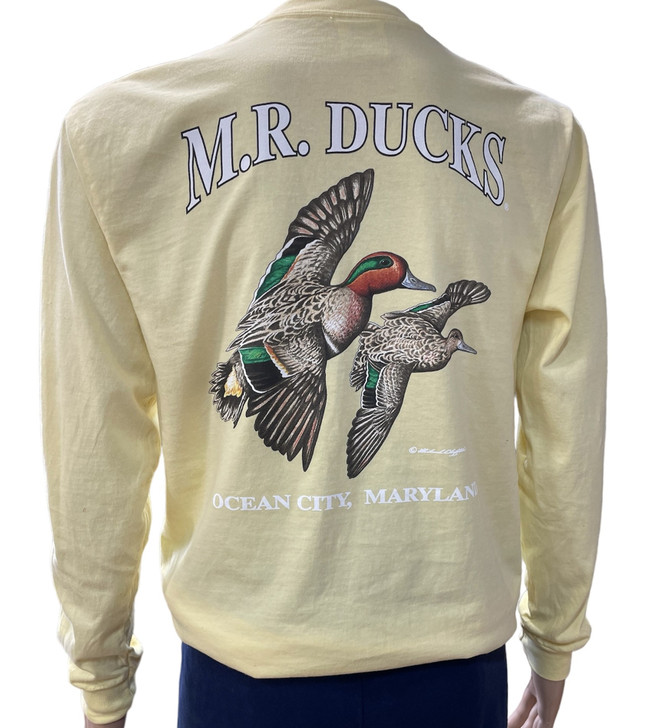2024 M.R. Ducks® Collection Long Sleeve Tee In Yellow