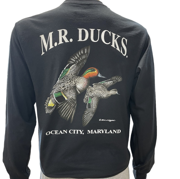 2024 M.R. Ducks® Collection Long Sleeve Tee In Black