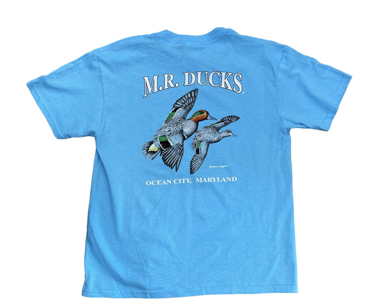 M.R. Ducks® 2024 Collection Youth Short Sleeve Tee In Light Blue