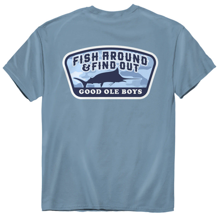 Good Ole Boys® Fish Around Marlin Short Sleeve Tee