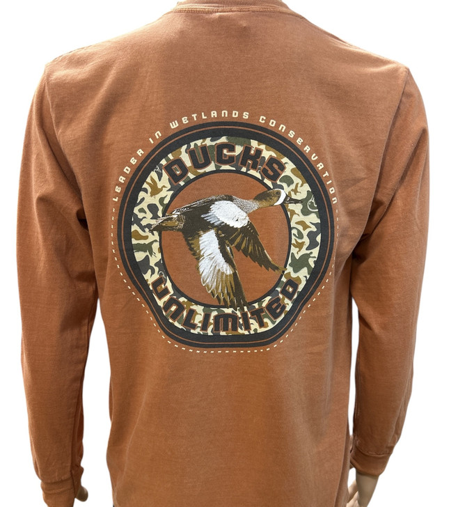 Ducks Unlimited® Flying Through Long Sleeve Tee