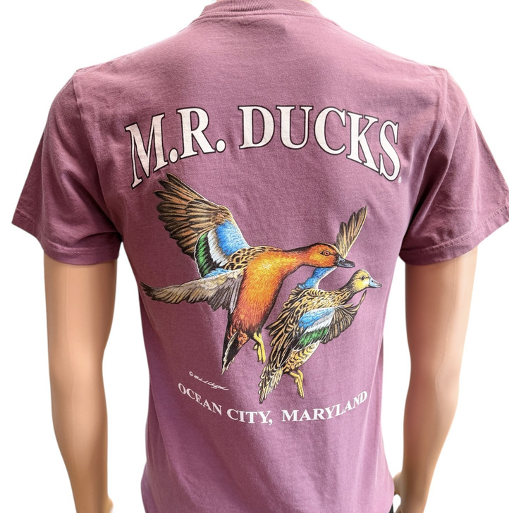 M.R. Ducks® 2026 Collection Short Sleeve Tee In Berry