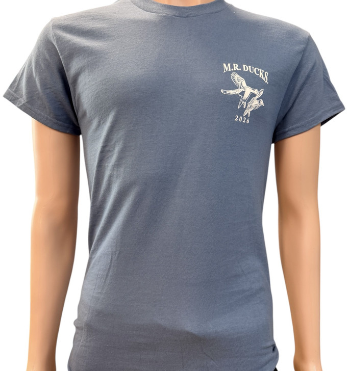 M.R. Ducks® 2026 Collection Short Sleeve Tee In Denim Blue