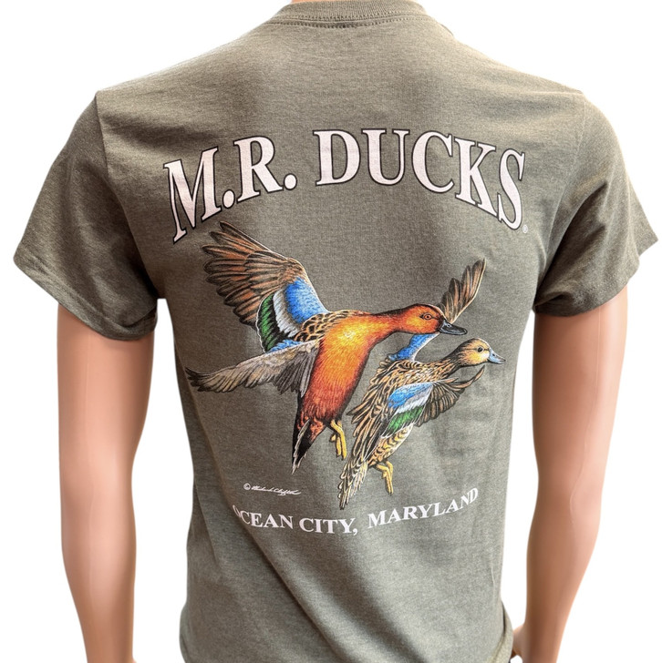 M.R. Ducks® 2026 Collection Short Sleeve Tee In Olive Green