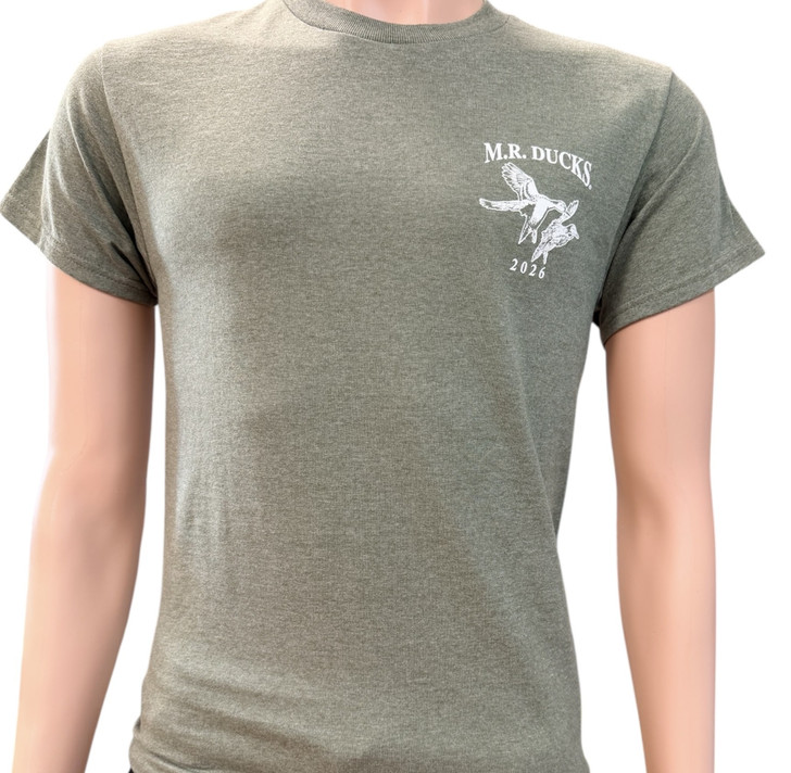 M.R. Ducks® 2026 Collection Short Sleeve Tee In Olive Green