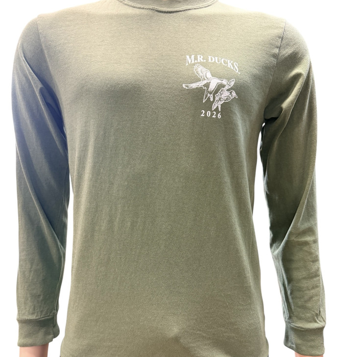 M.R. Ducks® 2026 Collection Long Sleeve Tee In Olive Green