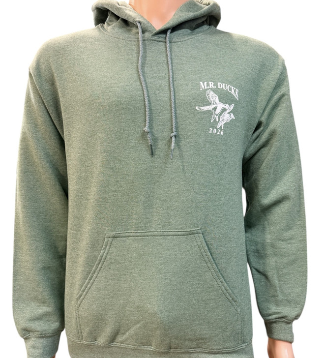 M.R. Ducks® 2026 Collection Hooded Sweat Shirt In Olive Green