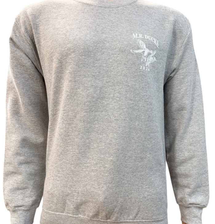 M.R. Ducks® 2026 Collection Crew Neck Sweat Shirt In Gray