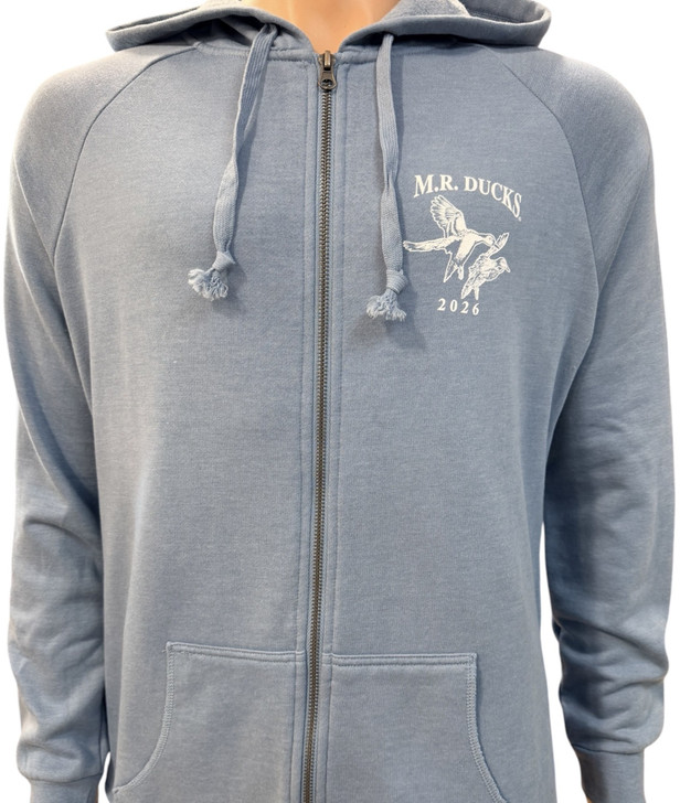 M.R. Ducks® 2026 Collection Full Zip Ladies Sweat Shirt In Blue