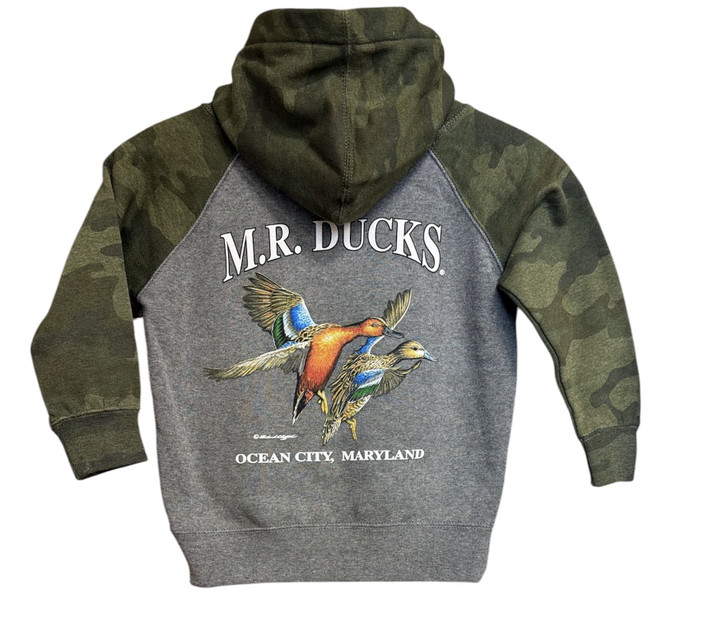 M.R. Ducks® 2026 Collection Toddler Hooded Sweat Shirt In Camouflage