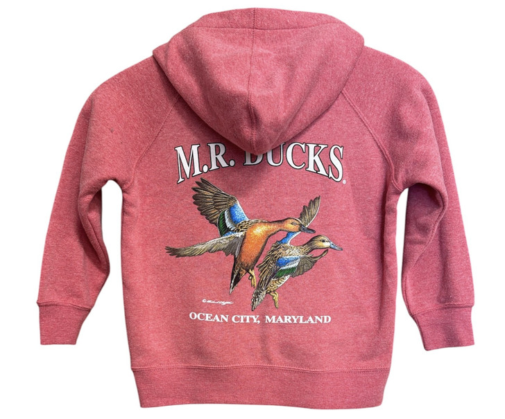 M.R. Ducks® 2026 Collection Toddler Full Zip Hooded Sweat Shirt