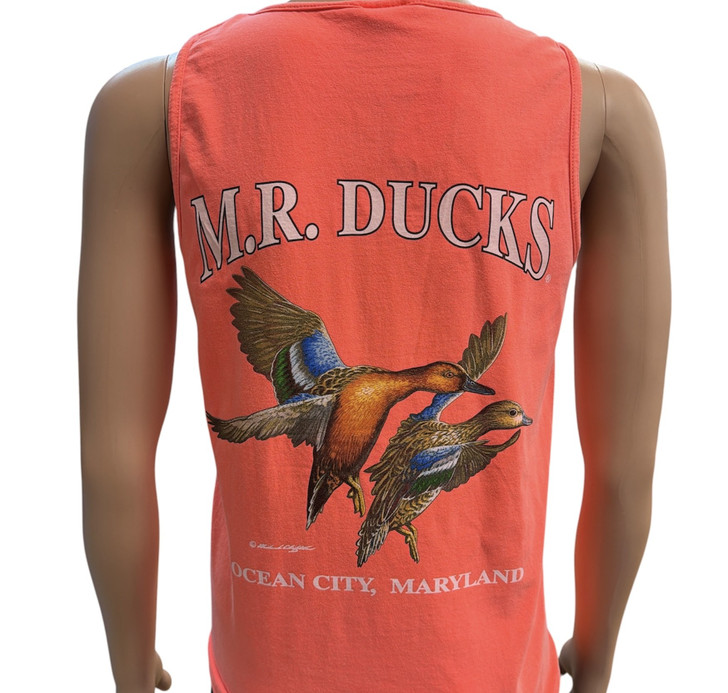 M.R. Ducks® 2026 Collection Tank Top In Bright Orange