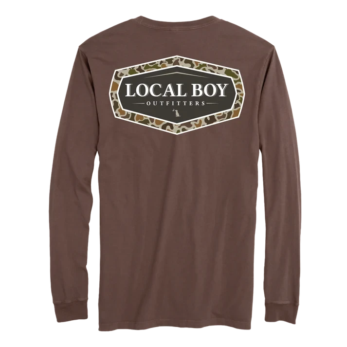 Local Boy Outfitters® Vintage Emblem Long Sleeve Tee