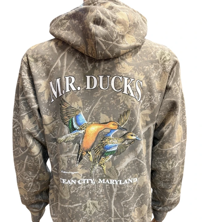 M.R. Ducks® 2026 Collection Hooded Sweat Shirt In Camouflage