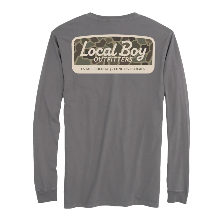 Local Boy Outfitters® Youth Brush Camo Long Sleeve Tee