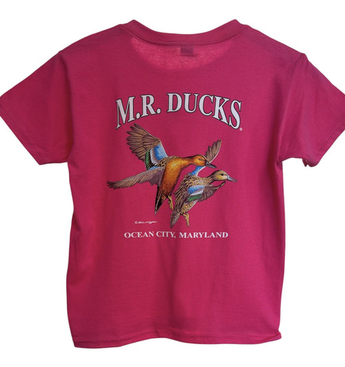 M.R. Ducks® 2026 Collection Youth Short Sleeve Tee In Pink
