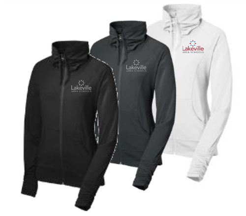 Sport-Tek® LADIES Performance Stretch Full-Zip Jacket with left chest embroidered logo