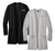 EMB - Mercer+Mettle® Women’s Open-Front Cardigan Sweater (Grey or Black) with left chest embroidered Aspen Academy logo