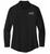  MERCER+METTLE™ Women’s Long Sleeve Stretch Black Woven Shirt with left chest  embroidered logo