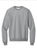 Champion® UNISEX Powerblend® Crewneck Sweatshirt in Light Steel with EMB  left chest logo NEW WILD ROSE Flower Logo