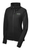 (Ladies) Black Performance Full Zip Jacket  with Unique Collar and Sleeve with Embroidered Aspen Logo