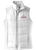 Port Authority® Ladies White Puffy Vest with left chest embroidered logo