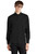 MERCER+METTLE™ Long Sleeve Stretch Unisex Woven Shirt (BLACK or WHITE) with left chest  embroidered logo