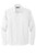 MERCER+METTLE™ Long Sleeve Stretch Unisex Woven Shirt (BLACK or WHITE) with left chest  embroidered logo