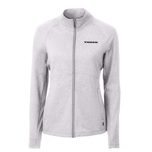 Cutter & Buck Adapt Eco Knit Heathered Recycled Women’s Full Zip