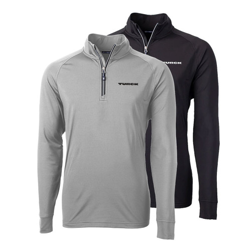 Cutter & Buck Adapt Eco Knit Stretch Recycled Men’s Quarter Zip Pullover