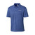 Mens Clique Charge Active Polo - Blue Heather