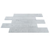 Honed Italian White Carrera Marble Bianco Carrara 4x12 Marble Tile