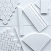 18x18 Bianco Dolomiti Marble Tile Polished Combination